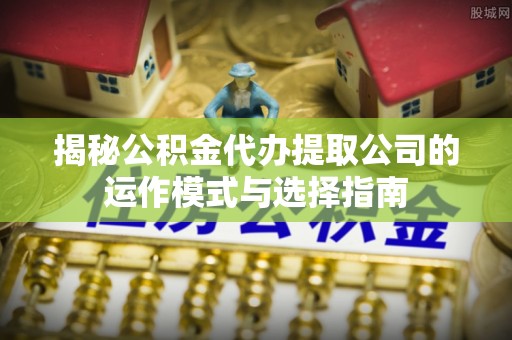 三亚揭秘公积金代办提取公司的运作模式与选择指南