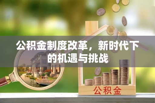 三亚公积金制度改革，新时代下的机遇与挑战