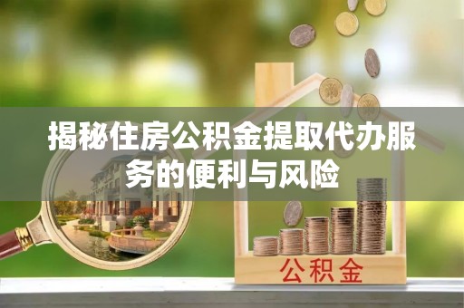 三亚揭秘住房公积金提取代办服务的便利与风险