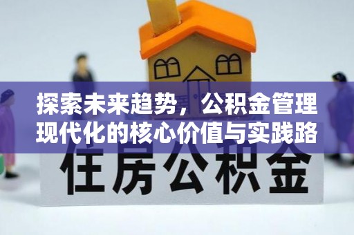 三亚探索未来趋势，公积金管理现代化的核心价值与实践路径