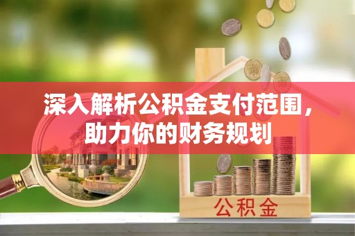 三亚深入解析公积金支付范围，助力你的财务规划
