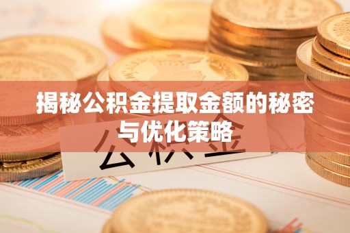 三亚揭秘公积金提取金额的秘密与优化策略