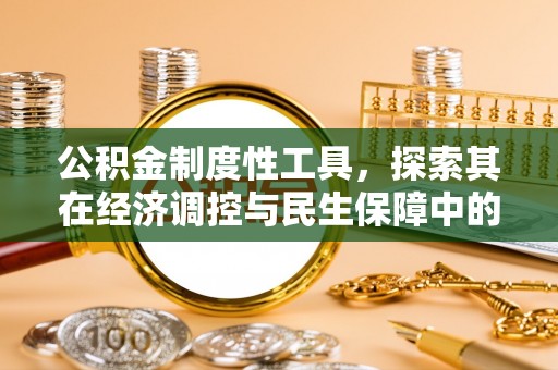 三亚公积金制度性工具，探索其在经济调控与民生保障中的重要作用