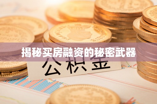 三亚揭秘买房融资的秘密武器