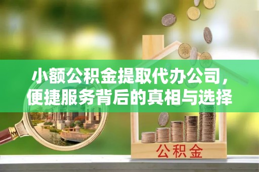 三亚小额公积金提取代办公司，便捷服务背后的真相与选择