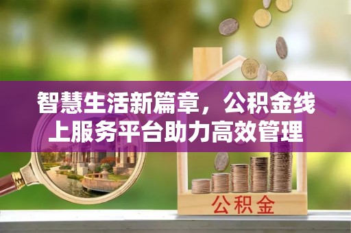 三亚智慧生活新篇章，公积金线上服务平台助力高效管理