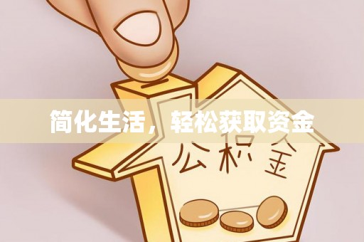 三亚简化生活，轻松获取资金